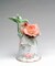 Ceramic Hummingbird With Rose Bell, Home Décor, Gift for Her, Gift for Mom, Birdwatcher, Spring Décor